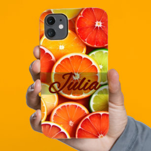 Orange Crush Trendy Stylish Name  iPhone 13 Case