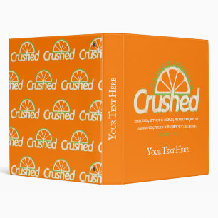 Orange Crushed Binder