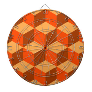 Orange Cubes Dartboard