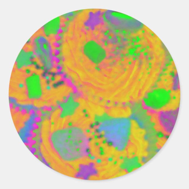 Orange Cupcakes sticker (Front)