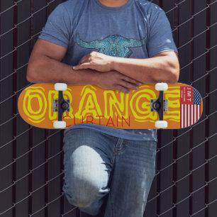 ORANGE CURTAIN 7 Pont de Skateboard 3/4"