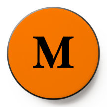 Orange custom name letter