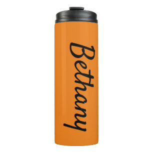 Orange Customize Matching Design 12oz Thermal Tumbler