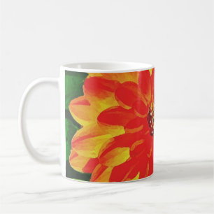 Orange Dahlia Coffee Mug