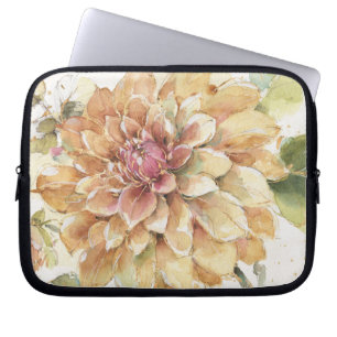 Orange Dahlia Laptop Sleeve