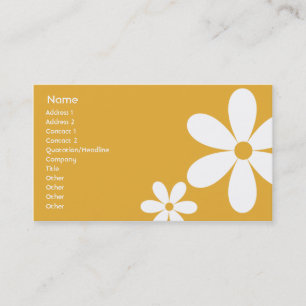 Orange Daisies - Business Business Card