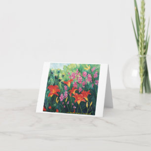 Orange Daylily  Note Card