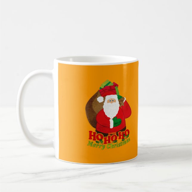 Orange de Père Noël "si vous ne croyez pas…" tasse (Gauche)