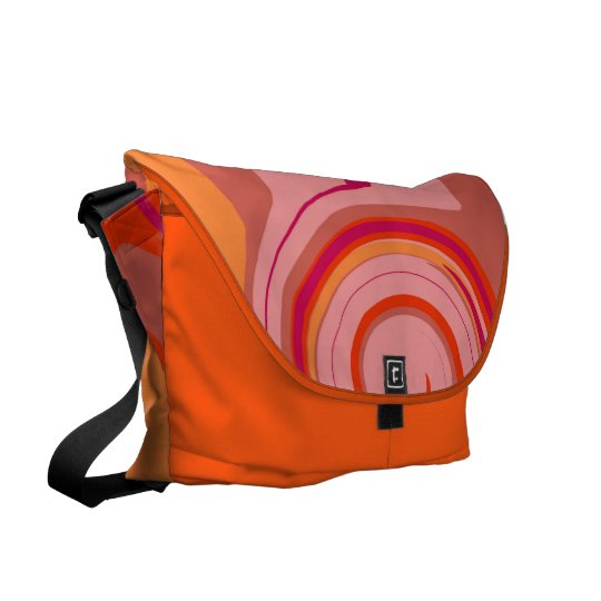 Orange delight messenger bag