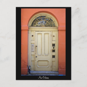 Orange Doorway Postcard