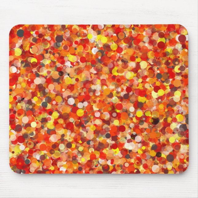 Orange Dot Mousepad (Front)