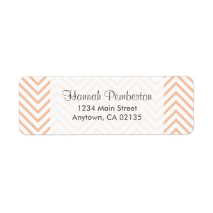 Orange Dots Chevron