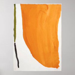 Orange Downpour - 1970 - Helen Frankenthaler Poster