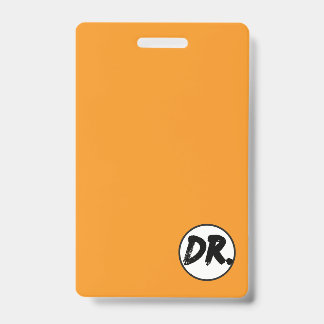 Orange DR. Logo Phone case Badge