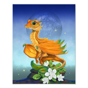 Orange Dragon 11x14 Print