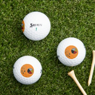 Orange Dream Medicine 12pk Srixon Golf Balls
