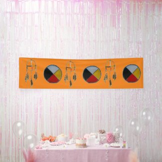 Orange Dream Medicine 2.5' x 10' Indoor Banner