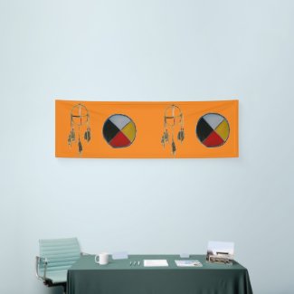 Orange Dream Medicine 2.5' x 8' Indoor Banner