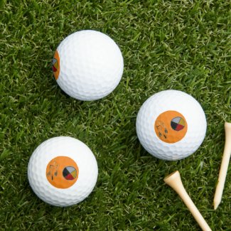 Orange Dream Medicine 3pk Value Golf Balls