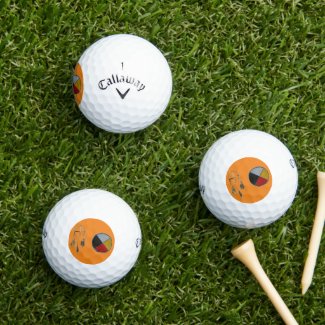 Orange Dream Medicine 3pk Warbird Golf Balls