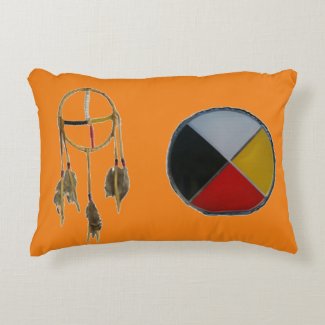 Orange Dream Medicine Accent Pillow