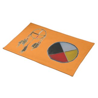 Orange Dream Medicine Cloth Placemat