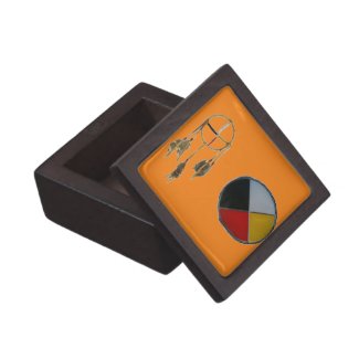Orange Dream Medicine Magnetic Wooden Gift Box