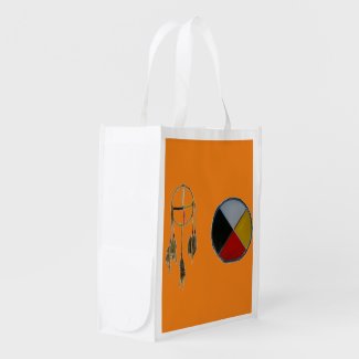 Orange Dream Medicine Reusable Grocery Bag