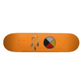 Orange Dream Medicine Skateboard
