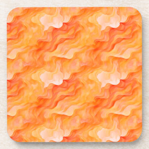 Orange Dream Waves  Coaster