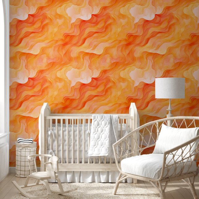 Orange Dream Waves  Wallpaper (Kids)