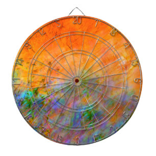 Orange Dreamscape Dartboard