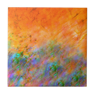 Orange Dreamscape Tile