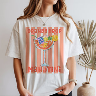 Orange Drop Martini Mahjong T-Shirt