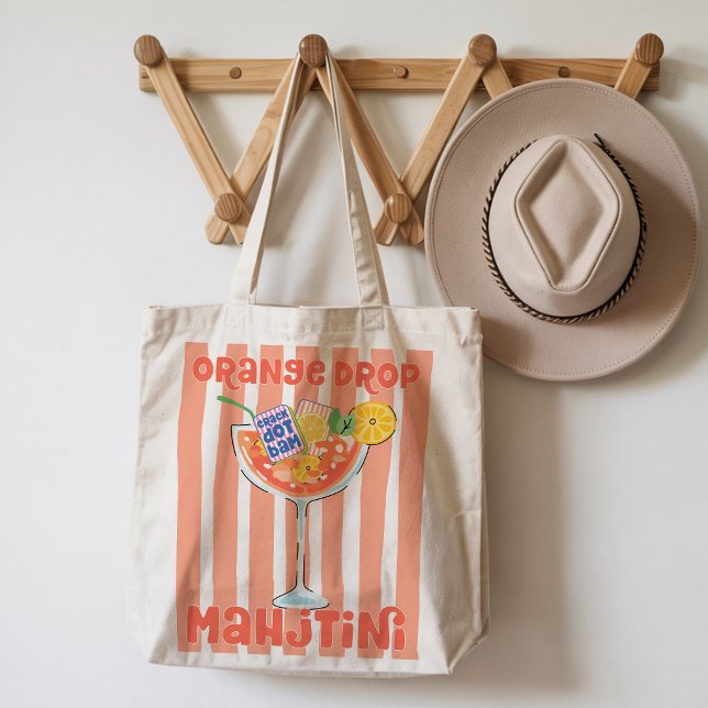 Orange Drop Martini Mahjong Tote Bag (Creator Uploaded)