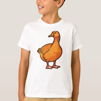 Orange Duck Kids T-Shirt – Cute and Playful Animal