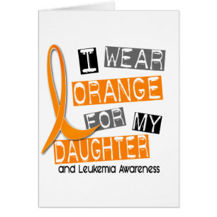 Orange d'usage de la leucémie I pour ma fille 37