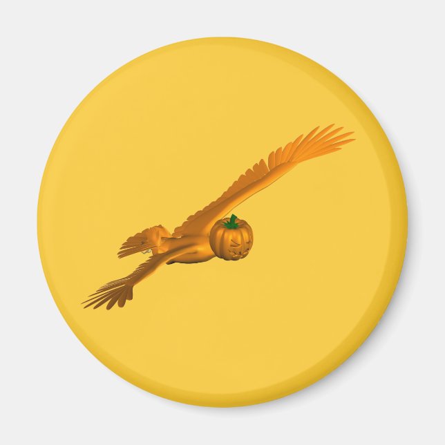 Orange Eagle Magnet (Front)
