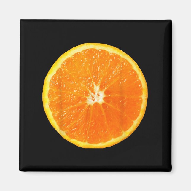 Orange Easy Funny Matching Halloween Costume for Magnet (Front)