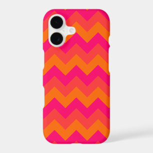 Orange et rose zigzag