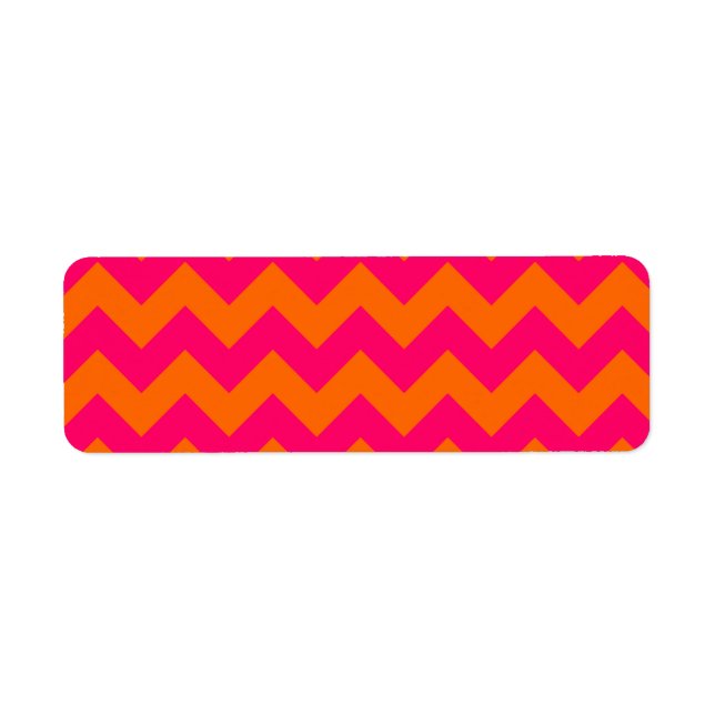 Orange et rose zigzag (Devant)