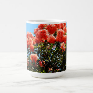 Orange Eucalyptus Flower Tree, Coffee Mug