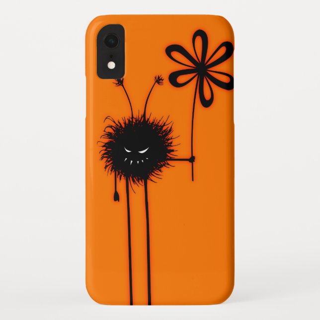 Orange Evil Flower Bug Character Halloween Case-Mate iPhone Case (Back)
