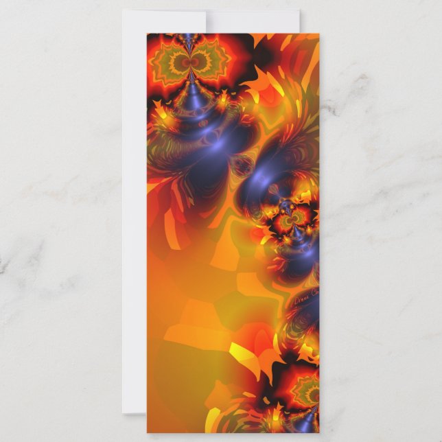 Orange Eyes Aglow – Gold & Violet Delight (Front)
