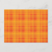 Orange Fall Plaid