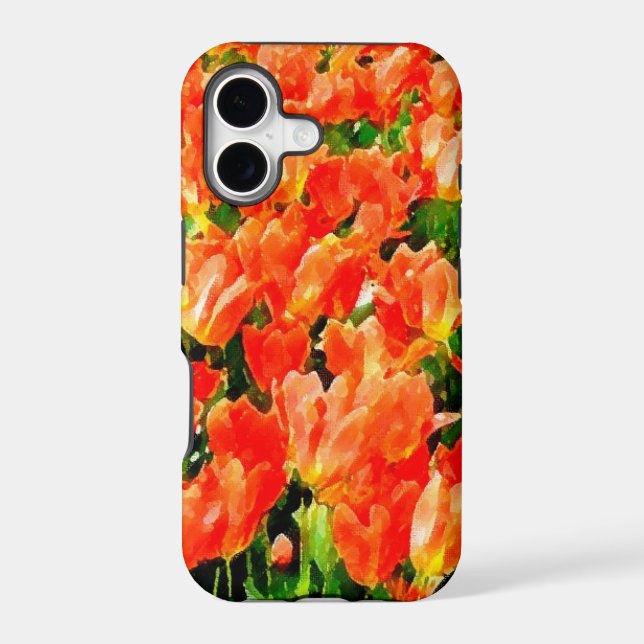 Orange field of tulips (Back)