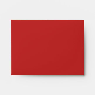 Orange fire paisley monogram envelopes