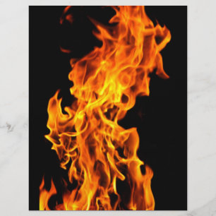 Orange flame flyer