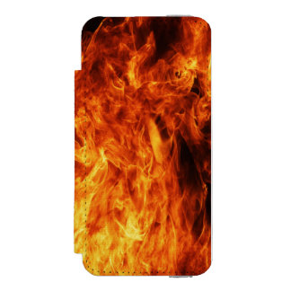 Orange flame incipio watson™ iPhone 5 wallet case