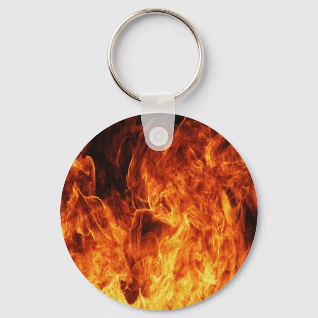 Orange flame keychain (Front)